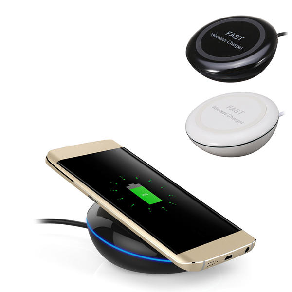 Bakeey Qi Draadloze Snelle Lader Met LED Indicator Voor iPhone X 8Plus Samsung S7 S8 Note 8