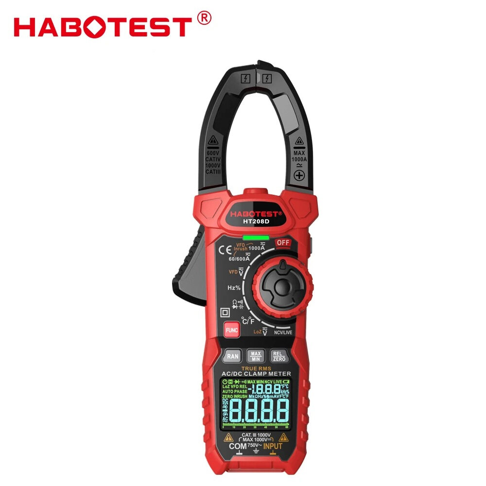 best price,habotest,ht208d,digital,clamp,meter,discount