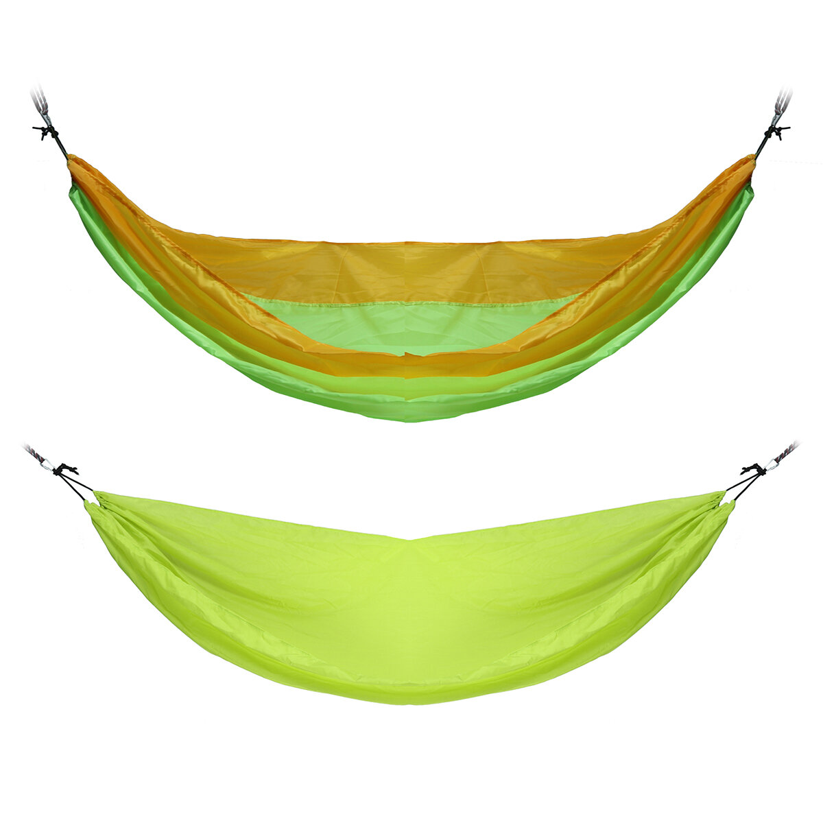 

Single / Double Hammock with Mosquito Net Outdoor Garden Hanging Bed Swing Green