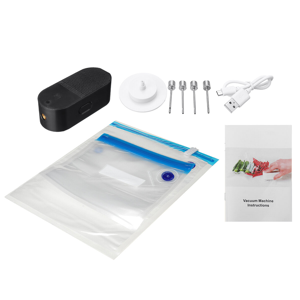 Portable Commercial Vacuum Sealer Seal A Meal Machine Saver Sealing System+Bags