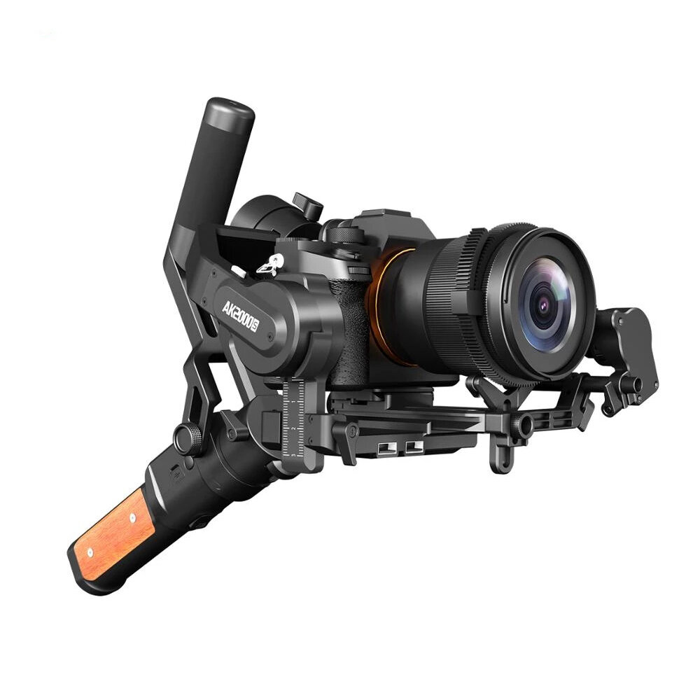FeiyuTech AK2000S 3AixsジンバルスタビライザーハンドヘルドDSLRカメラ用Canon用Nikon用ソニーFUJI用パナソニックミラーレスカメラ用