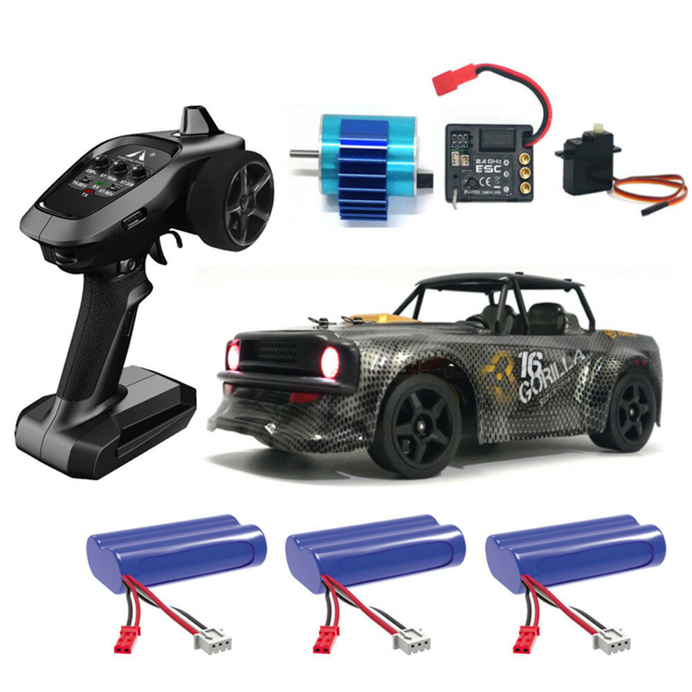 SG 1604 RTR Brushless 60km/h Several Battery 1/16 2.4G 4WD RC Car...