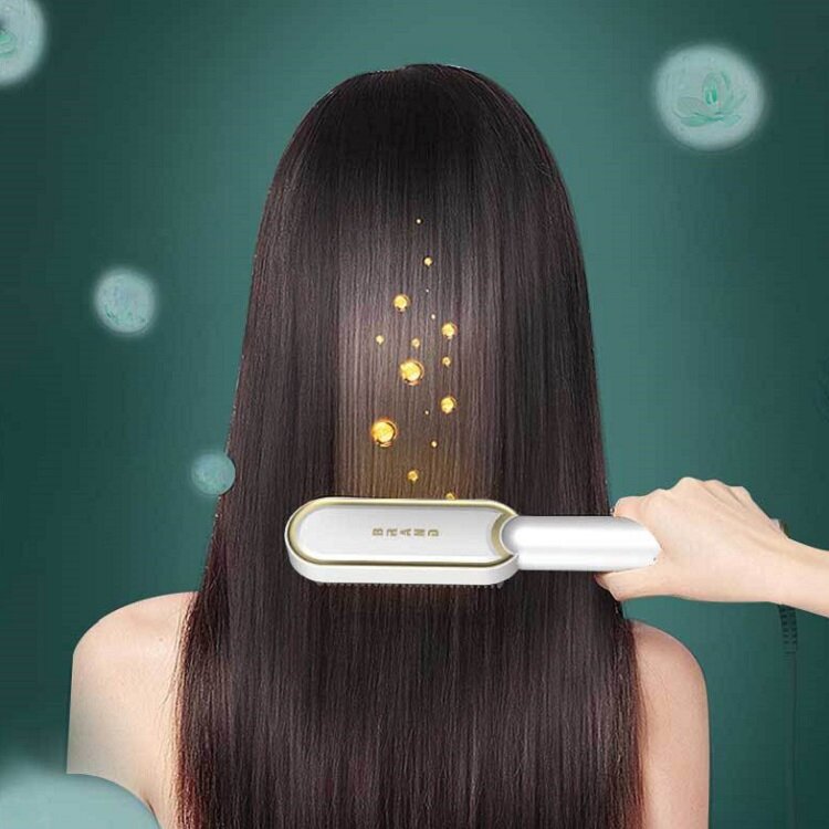 

Hot Air Comb Multifunctional Electric Curling Iron Household Hair Straightener Dual-use Negative Ion Hair Straightener