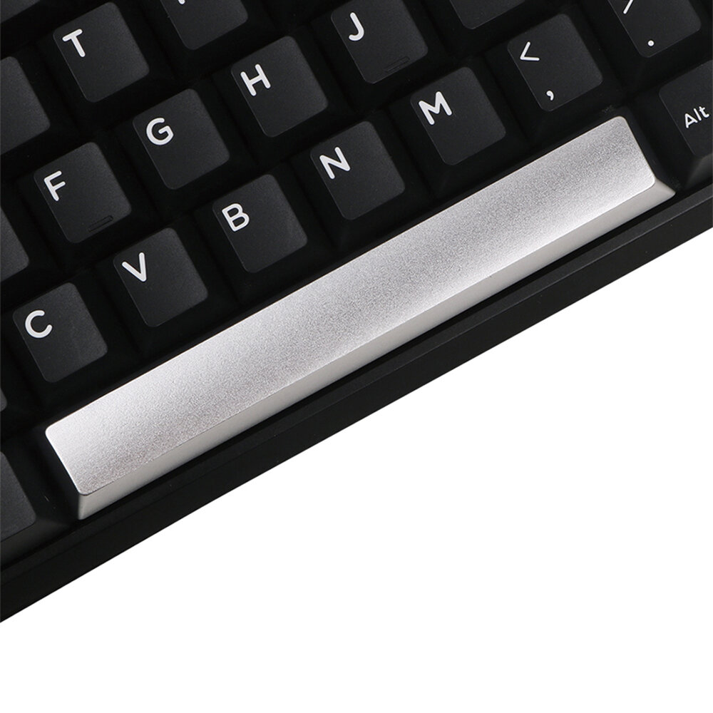 1PCS Space Bar Personalized Keycap Aluminium Alloy CNC Cherry Profile 6.25U Keycap for Mechanical Keyboard