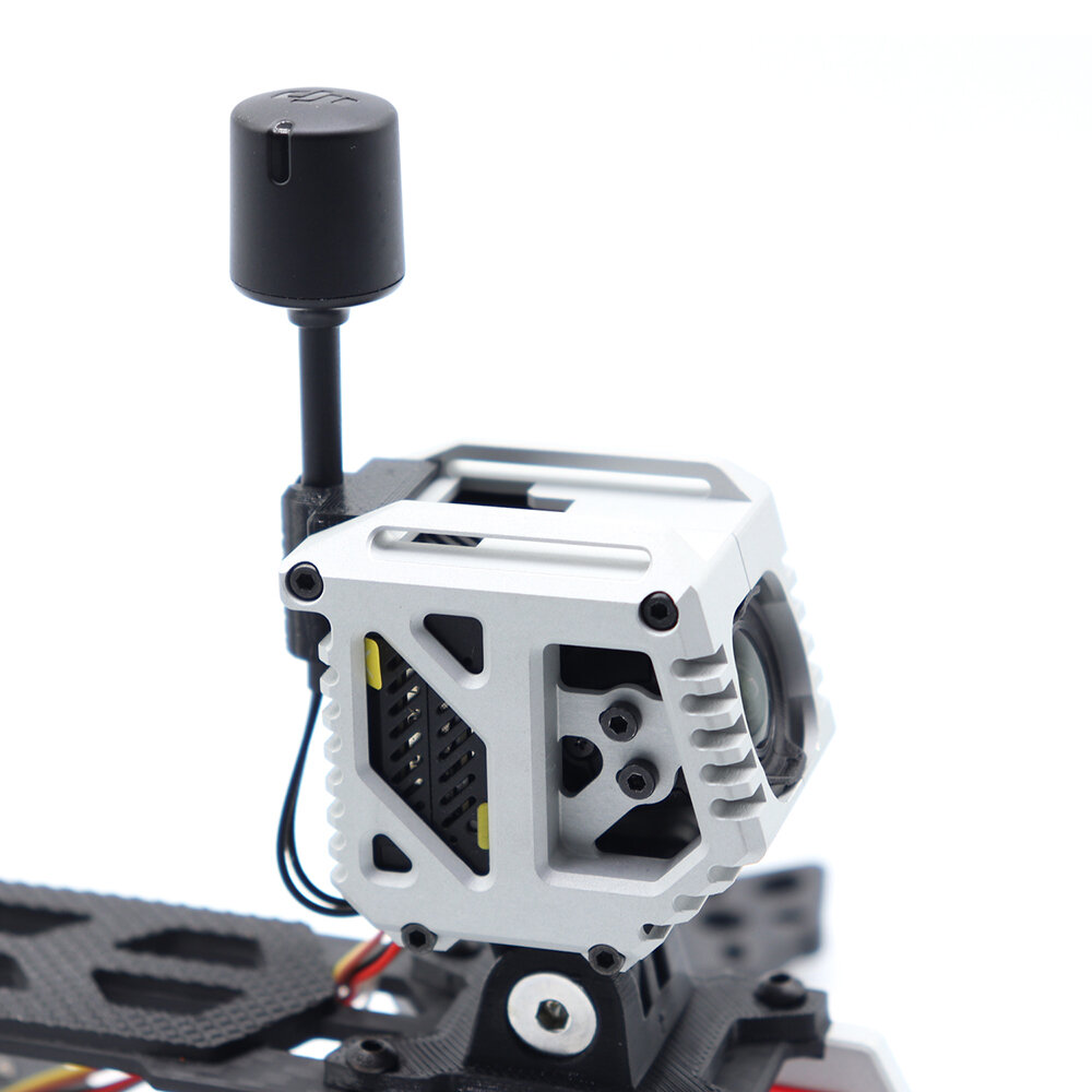 

LHCXRC камера Держатель с ЧПУ Фиксированный кронштейн сиденья Безопасное крепление для DJI Воздушный блок O3 FPV Racing