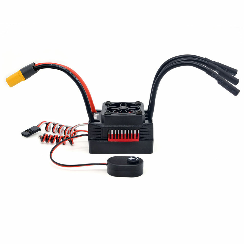 Surpass Hobby Rocket V2 Waterproof 45A/60A/80A Brushless ESC for 1/10 RC Car Vehicles Model Parts