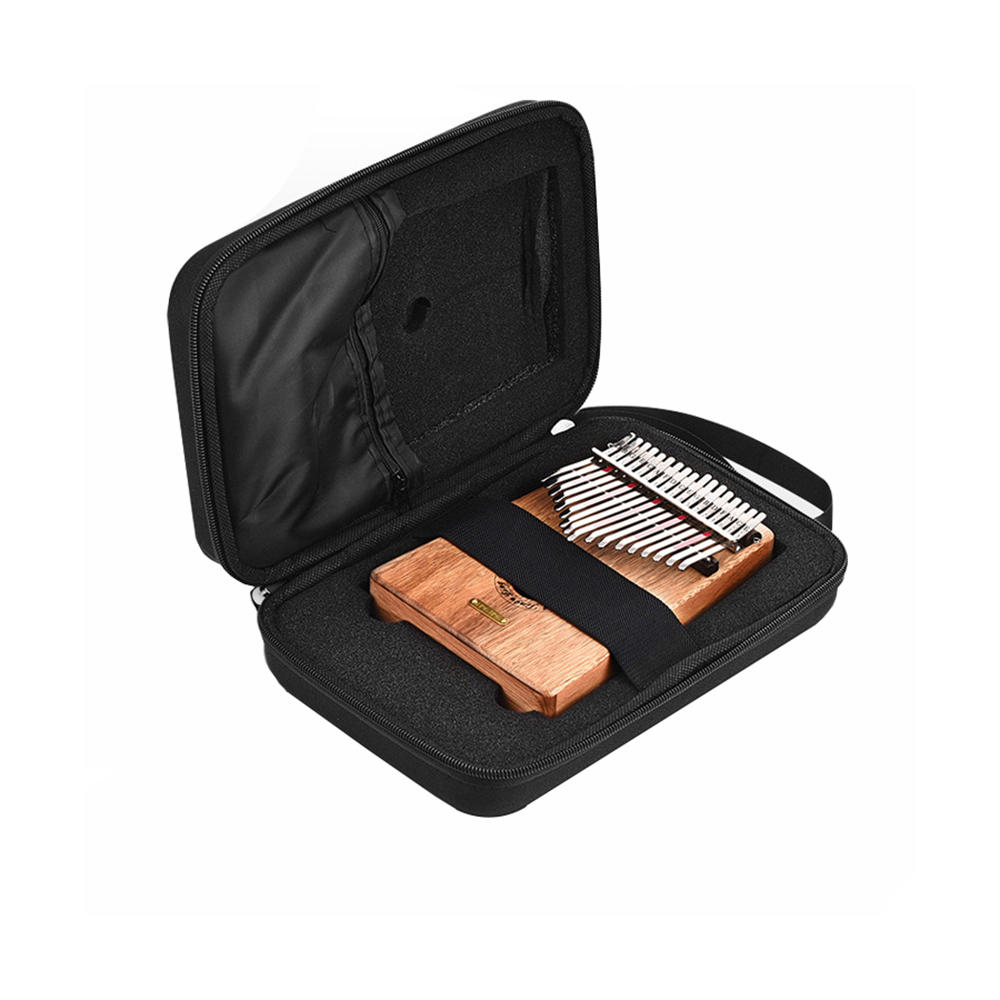 10 toetsen 17 toetsen Kalimba koffer Duim Piano Mbira Portable Box Bag