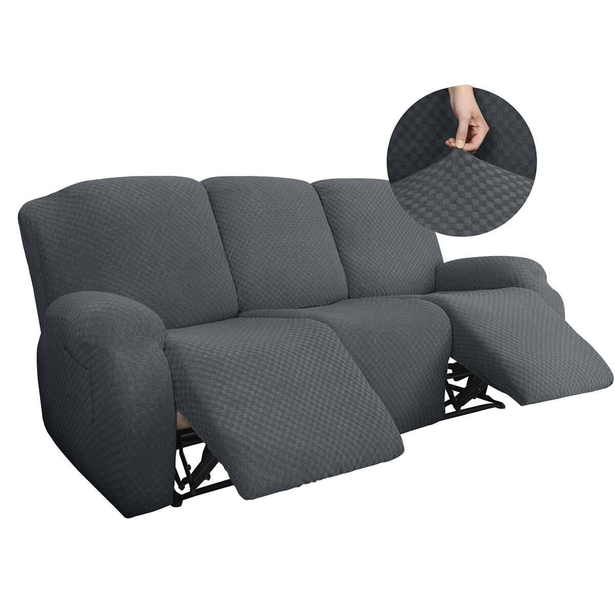 Sofa Stoel Pad 3-zits Stretch Fauteuil Stoel Cover Elastische Fauteuil Sofa Couch Hoes