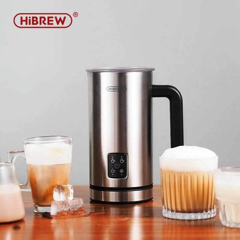 

HiBREW 4 в 1 Вспениватель молока Вспениватель молока Полностью автоматический подогреватель молока Холодный / горячий ла