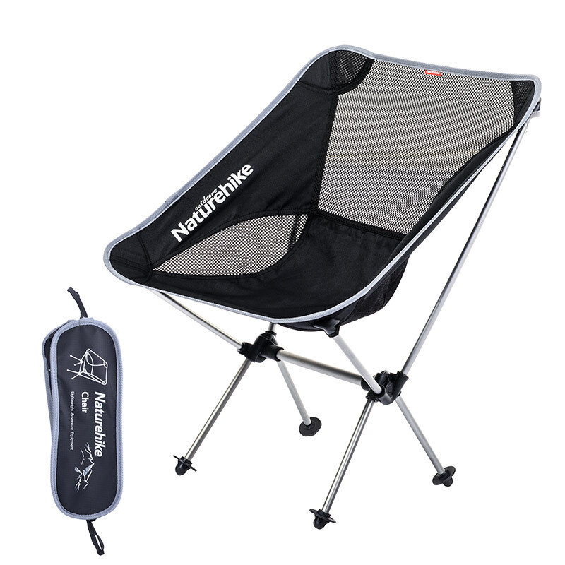 Sedia pieghevole portatile ultraleggera NATUREHIKE Outdoor con borsa da trasporto per campeggio, pesca, spiaggia.