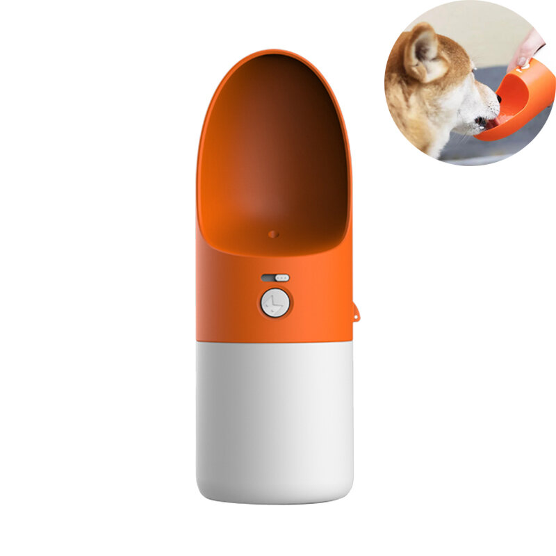 

Moestar Pet Water Cup 270ml Portable One-button Lock Dog Cat Outdoor Fashion Travel Water Bottle Dispenser From