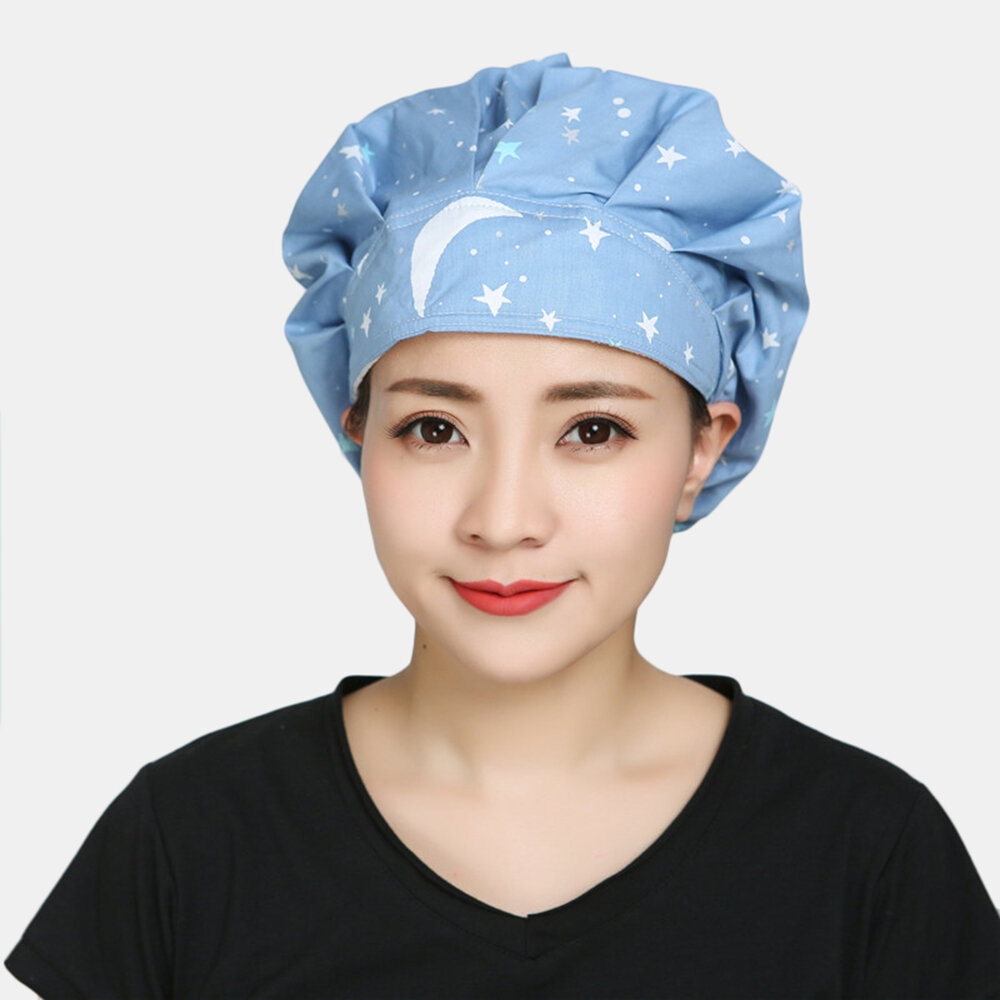Surgical Caps Scrub Cap Cotton Fabric Nurse Hat