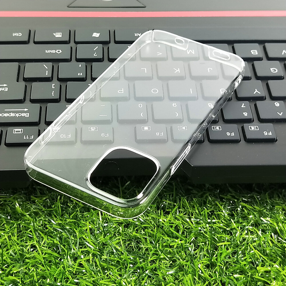 Bakeey voor iPhone 12 Pro 6.1 "Case Kristal Transparant Schokbestendig Niet-geel Harde PC Protective