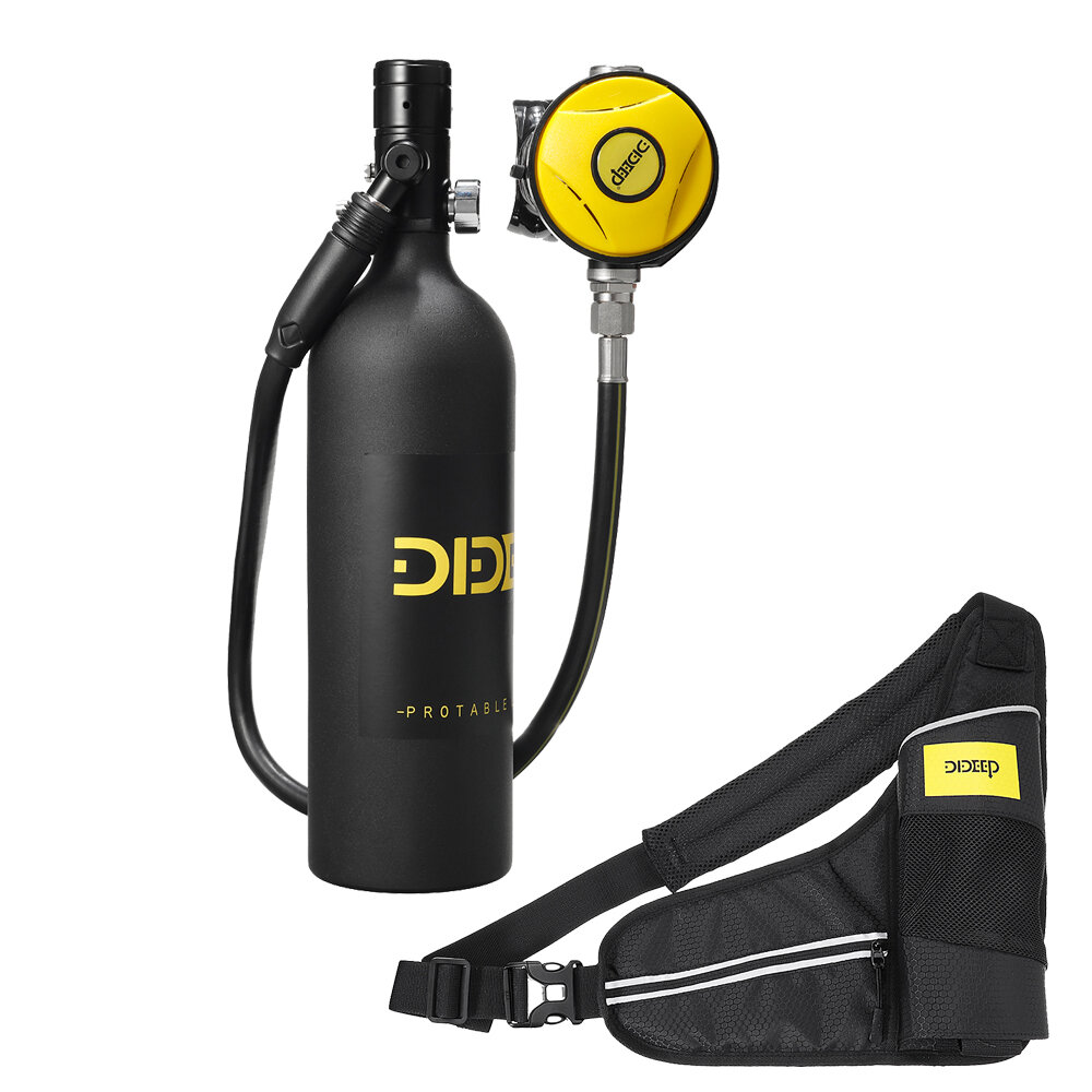 Details about   DIDEEP X4000 1L Scuba Tank Diving Cylinder Oxygen Reserve Air Underwater Breath 