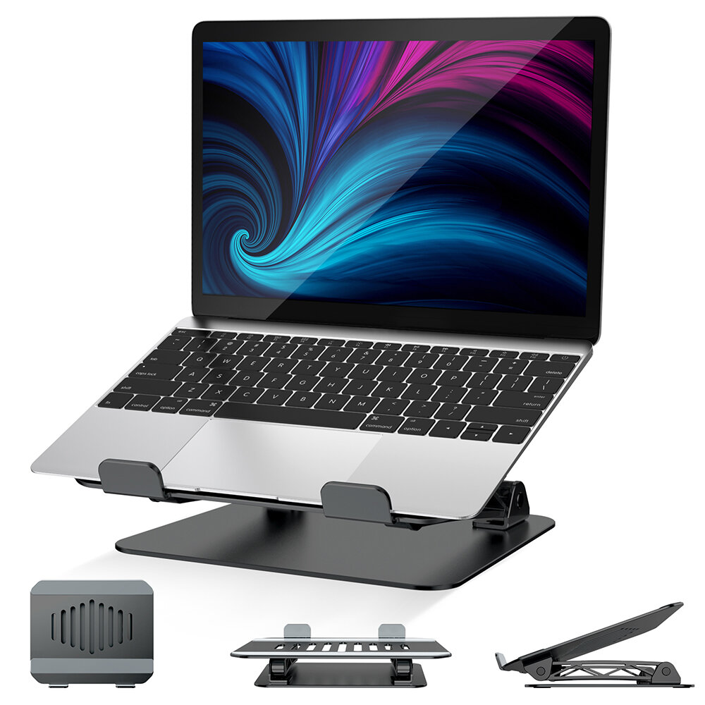 

Laptop Stand Notebook Computer Rack Cooling Pad Sub Base Adjustment Portable Support Base Desktop Lifting Bracket