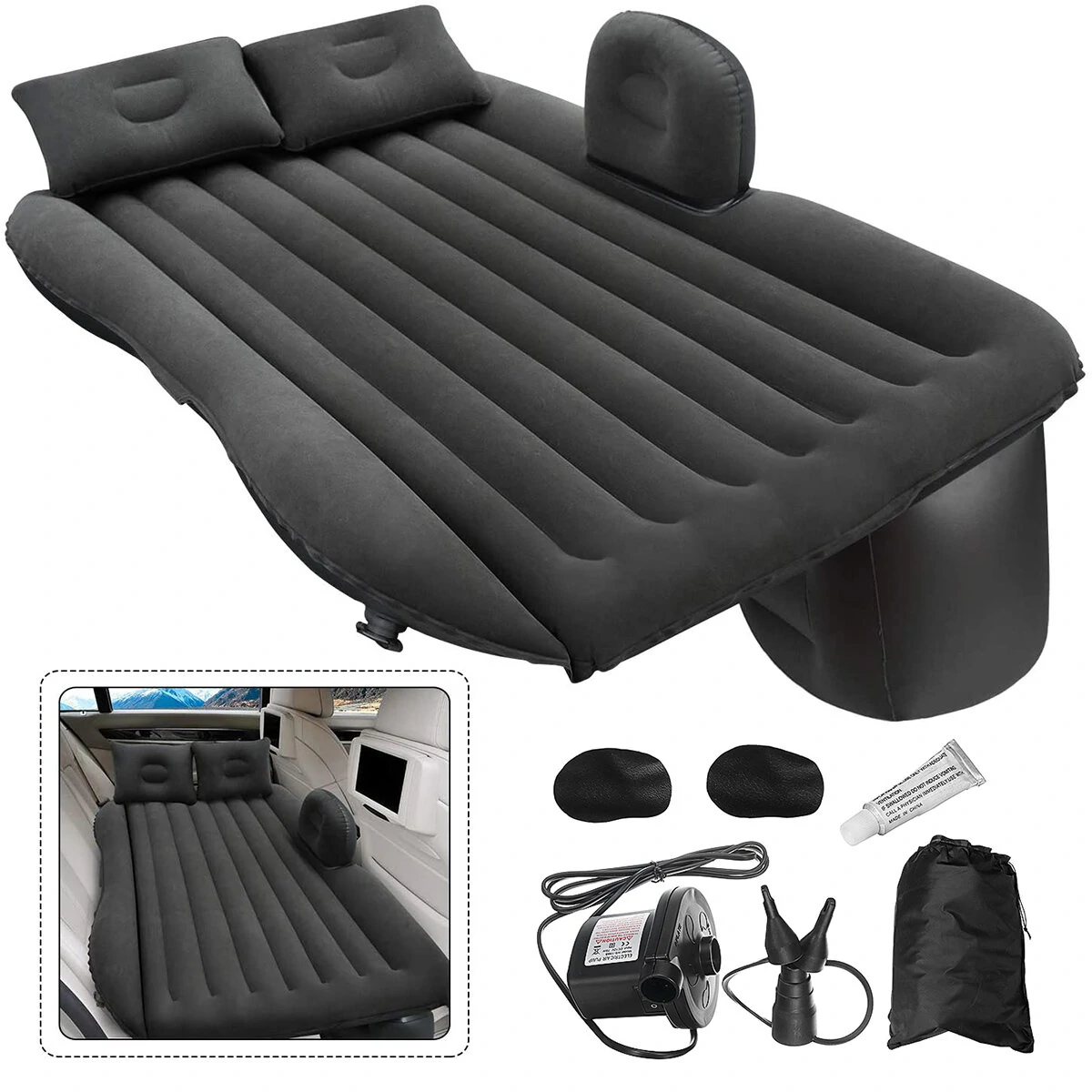 Το καλύτερο gadget για το αυτοκίνητο για outdoor καταστάσεις στα 48,79€ από αποθήκη Πολωνίας | Car Travel Air Bed Back Seat Air Inflatable Sofa Mattress Multifunctional Pillow Outdoor Camping Mat Cushion