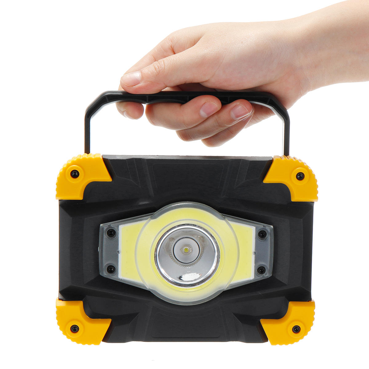 50 W COB LED USB Luz de Trabalho Holofotes À Prova D 'Água 4 Modos Flood Lamp Lanterna de Acampamento Ao Ar Livre de Emergência