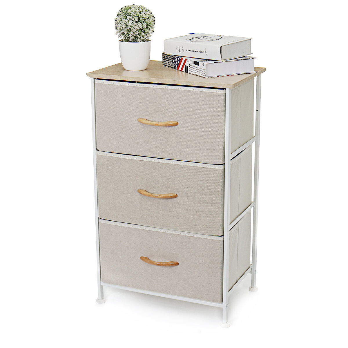 

3 Drawers File CAbinets Furniture Storage Tower Unit Closet Dresser Bedside for Bedroom Office