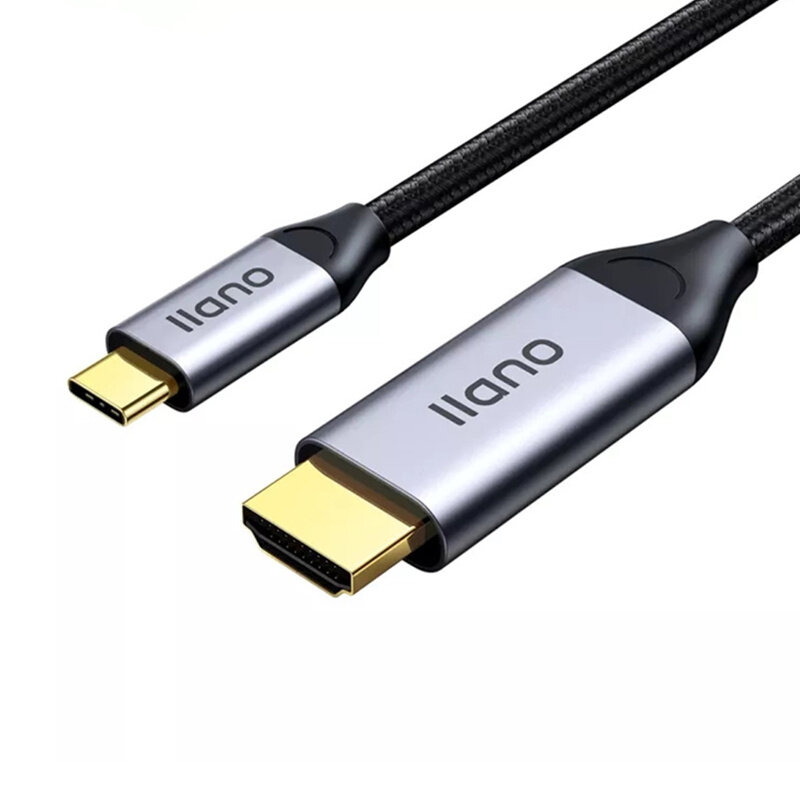 Llano LCH4020B Type-C naar HDMI 2.1 8K Kabel 8K/60Hz 4K/120Hz 2K144Hz 3D HDR Kabel USB-C naar HDMI A