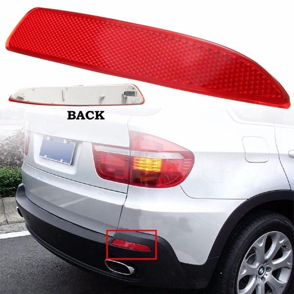 Right Side Red Rear Bumper Reflector Light For BMW X5 E70 2007-2013 63217158950