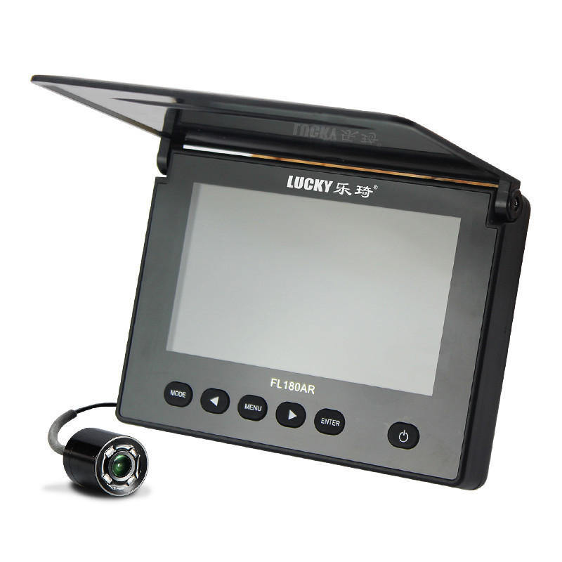 

Эхолот LUCKY Fish Finder 4,3 дюйма LCD Экран 1000TVL IP68 4 светодиода Лампа Видимая рыба HD камера Морское озеро Рыбалк