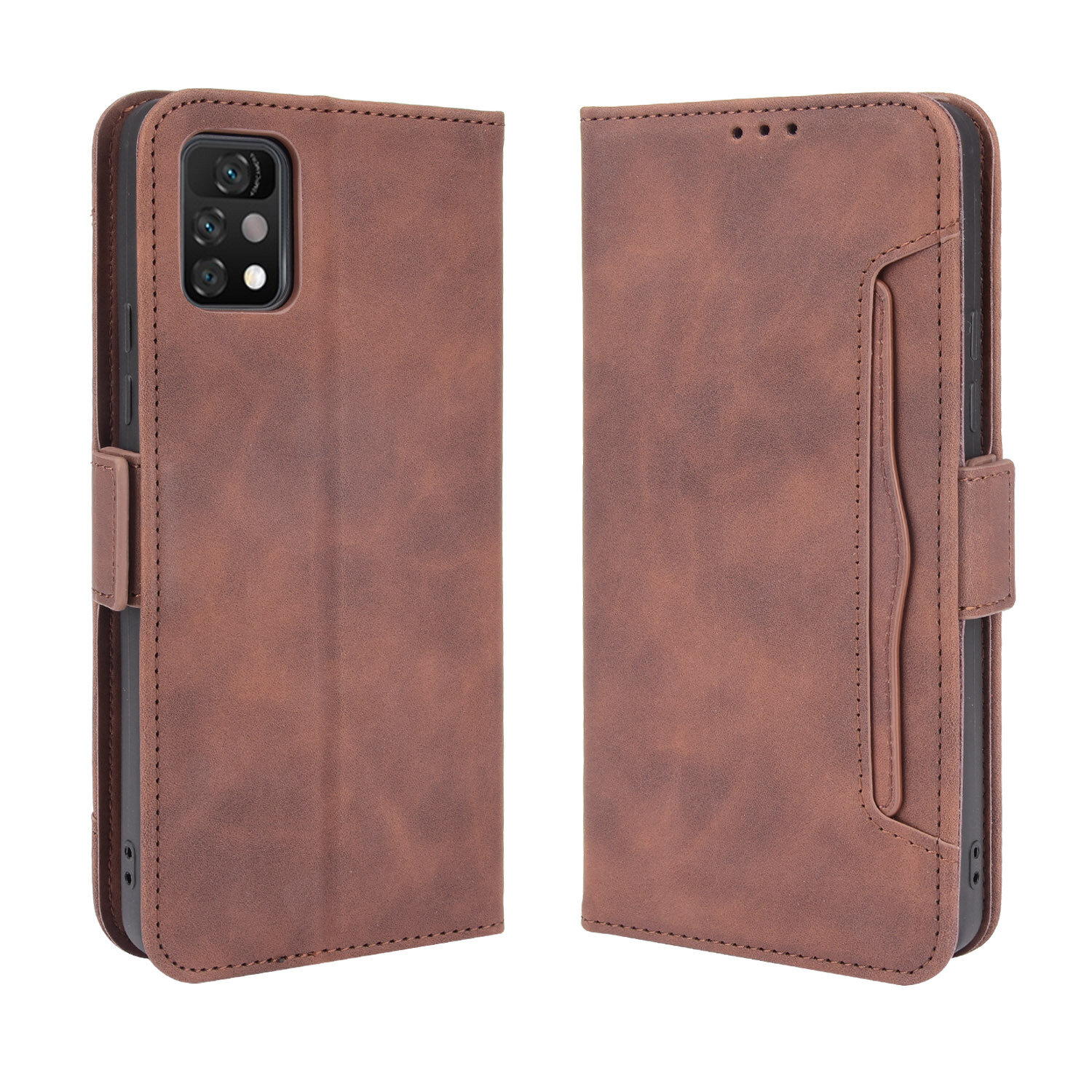 Bakeey for Umidigi A11 Pro Max Case Magnetic Flip with Multiple Card Slot Wallet Folding Stand PU Le