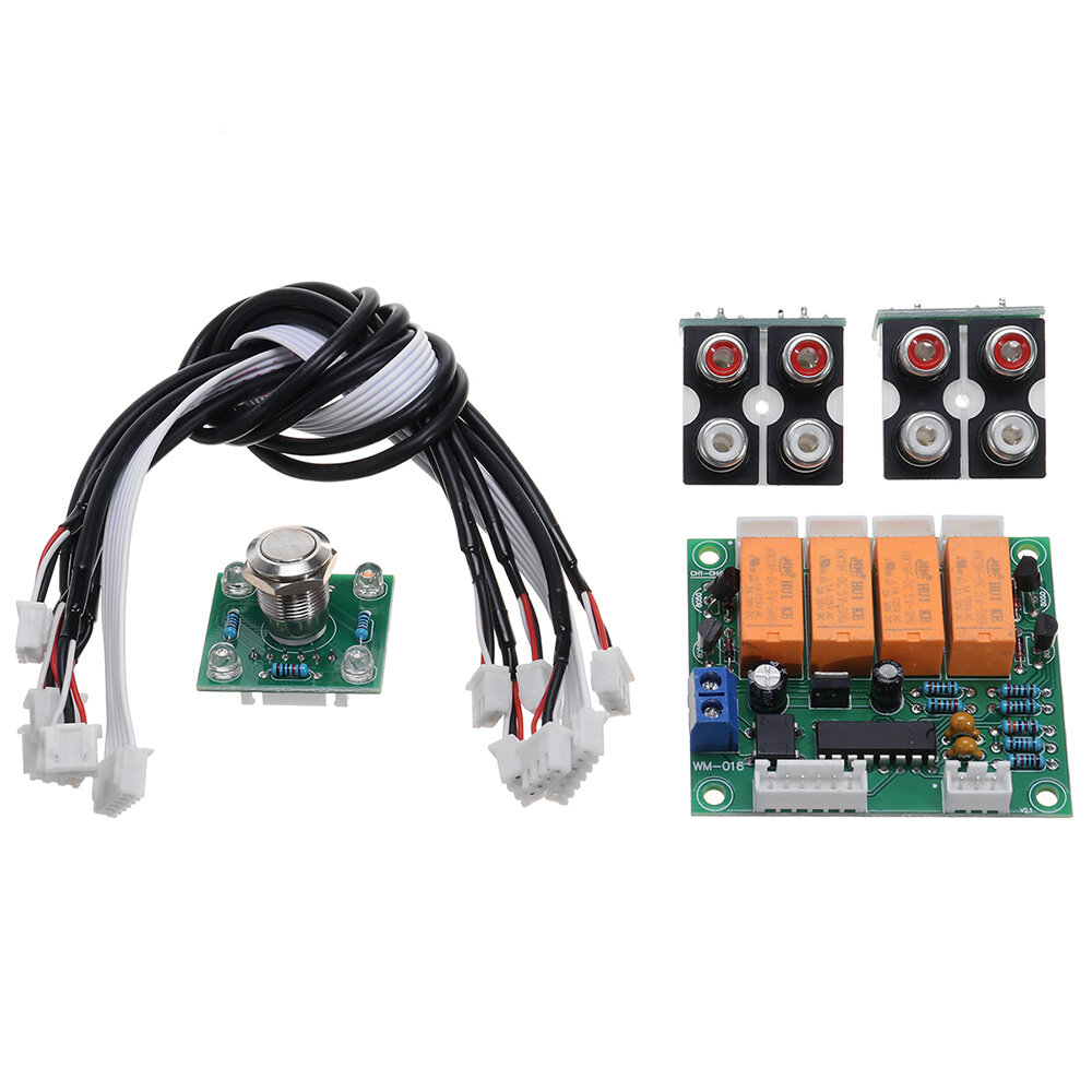 Audiosignaalingang Switch Board Vierweg Audiobron Switch Relaismodule: