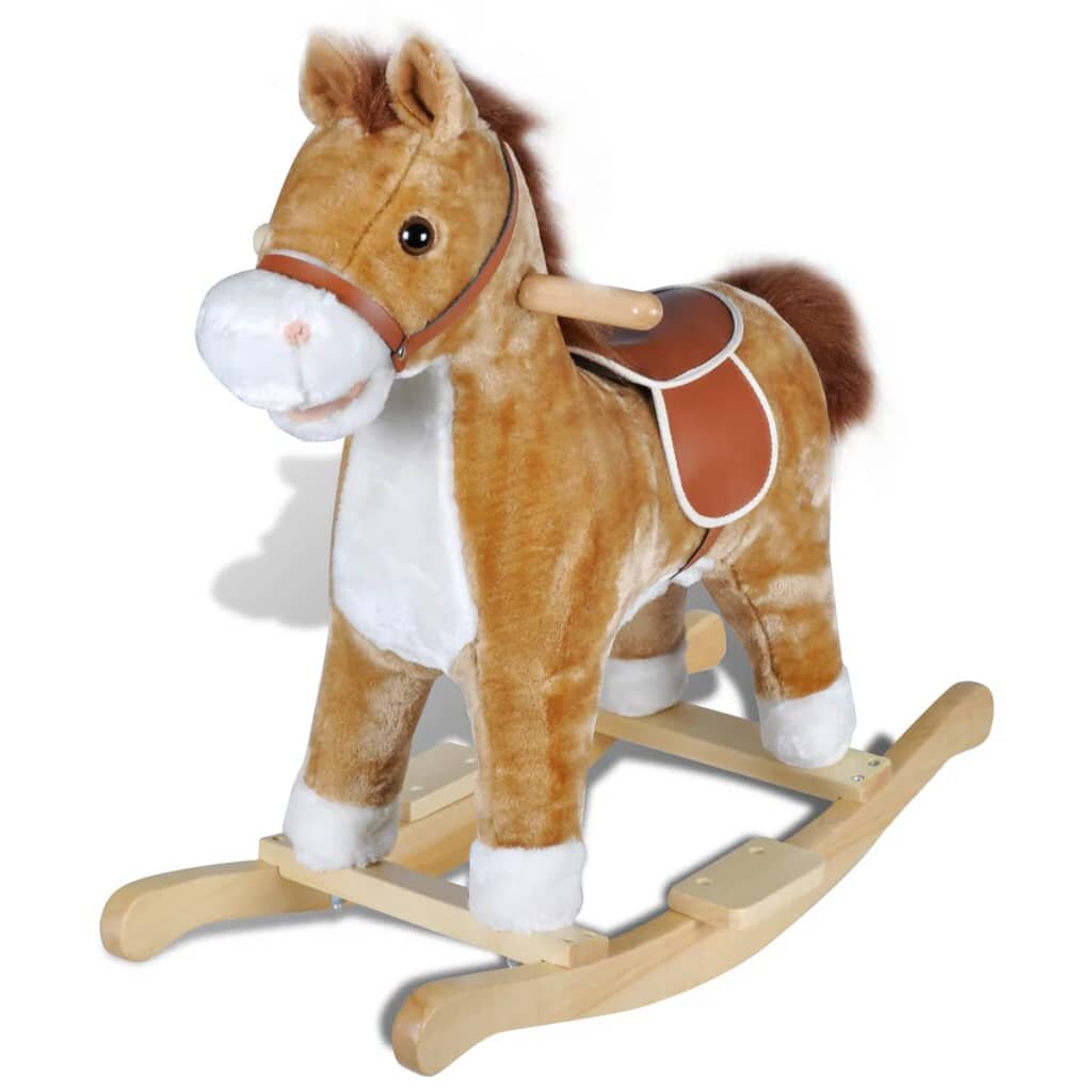 [EU Direct] vidaXL 80070 Rocking Animal Horse Kid Toy Bady Playing Car Swings