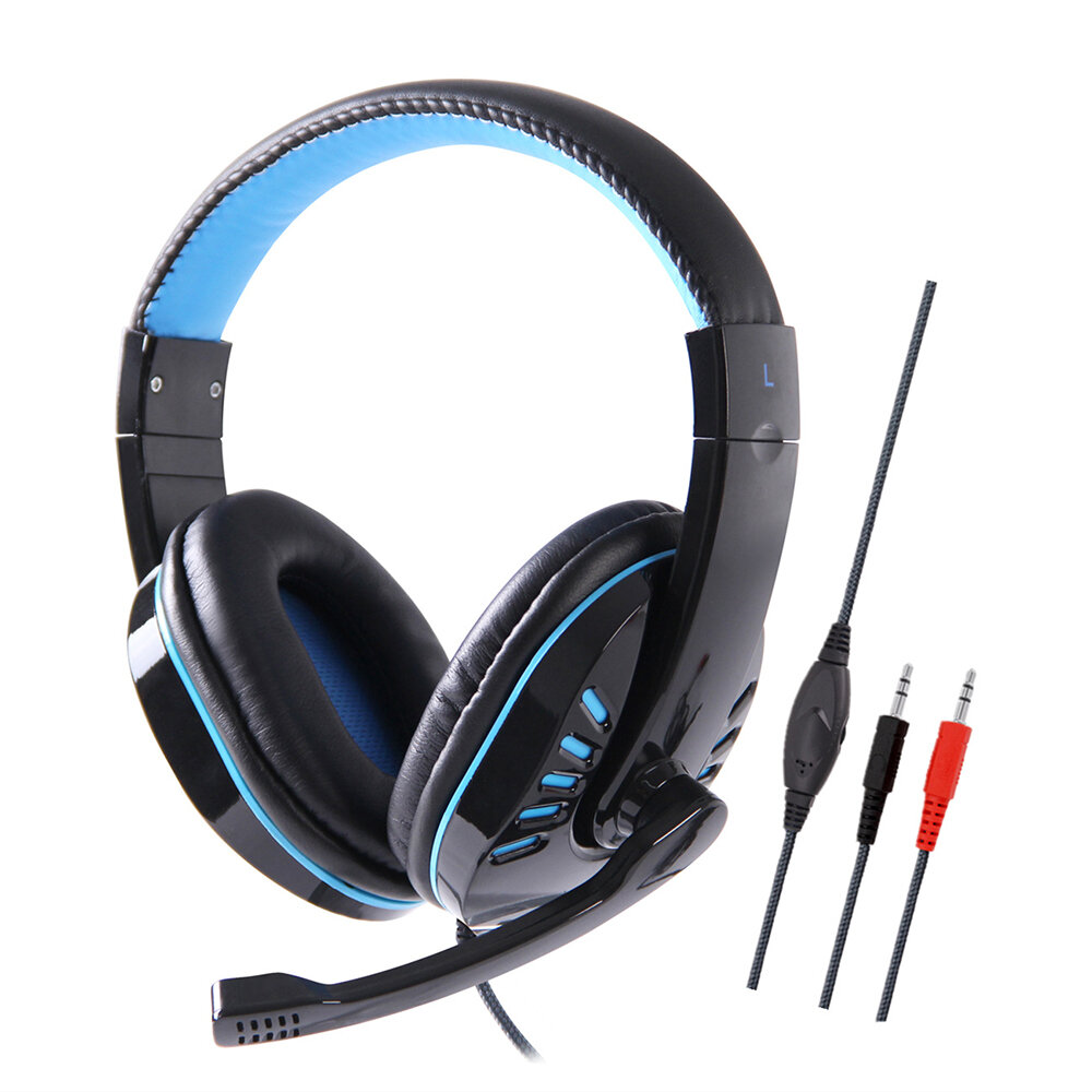 

Soyto SY755MV 3.5mm Wired Game Headphone Bass Gaming Headset Stereo Earphone Headphones with Microphone for Computer PC