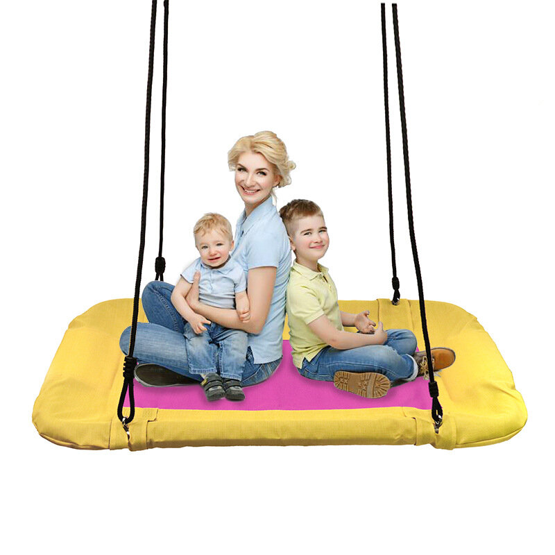 IPRee® Adults Children Swing Toys Patio Garden Playground Chair Kids Infant Picnic Swing Sets 150KG Max Bearing Indoor Outdoor