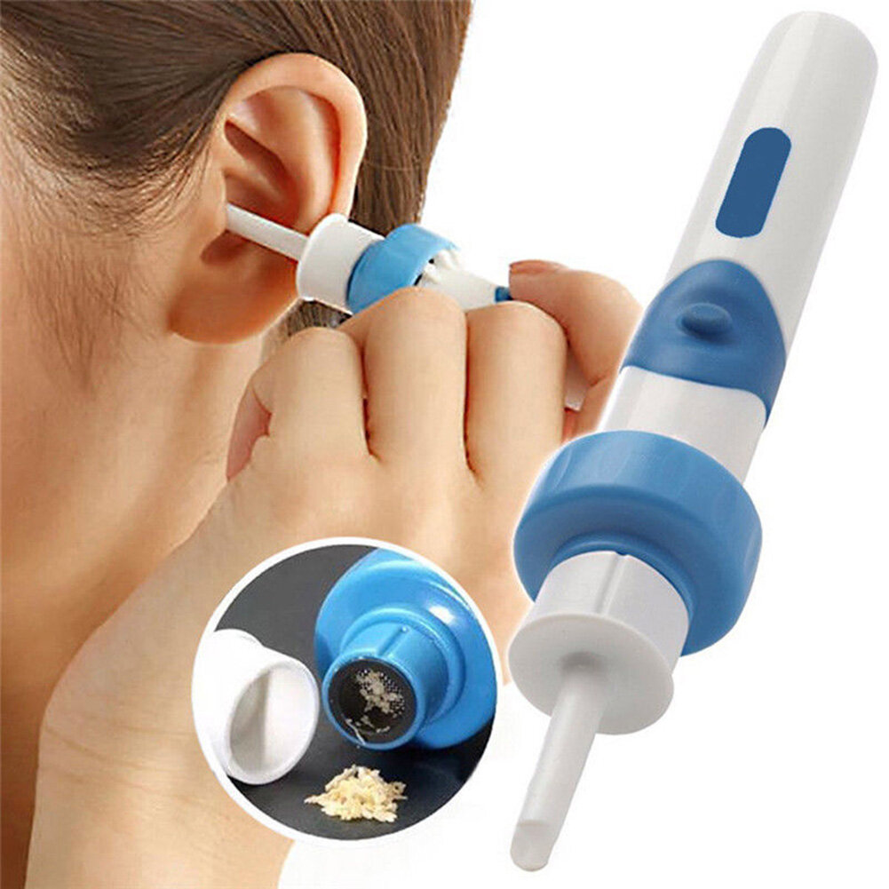 

Electric Vacuum Ear Cleaner Ear Wax Safe Remover Vibration Removal Cleaning Painless Cordless Safety Earpick for Kids