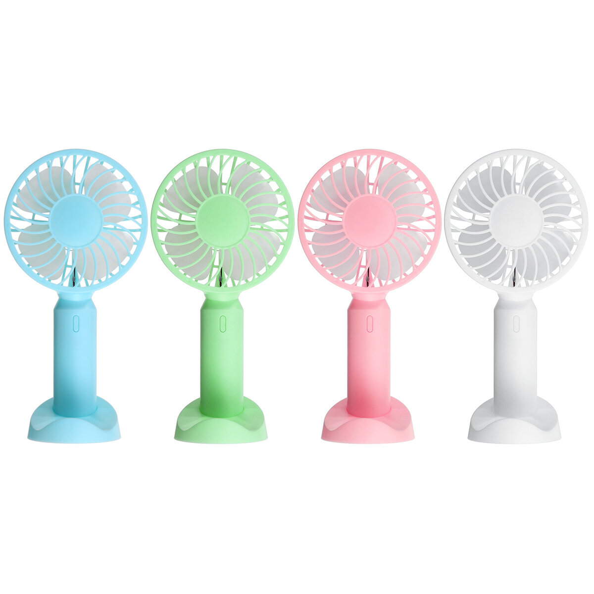 

Bakeey Mini Handheld Charging Fan Portable Silent 35db Third Gea Wind Speed Micro USB Charging with Base
