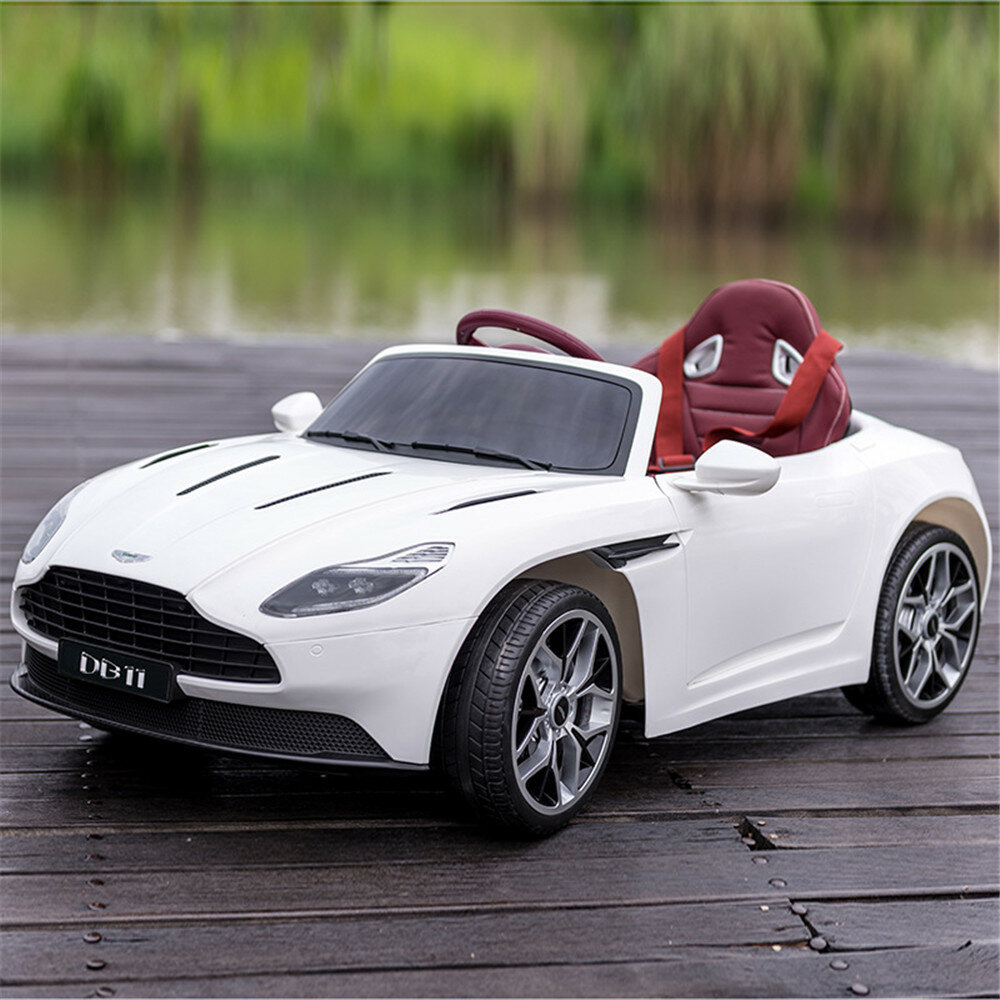 DB11 12V Electric Ride on Car Truck Kids RC Toys w/ Remote Control Led Lights Safety Belt Music Vehicles