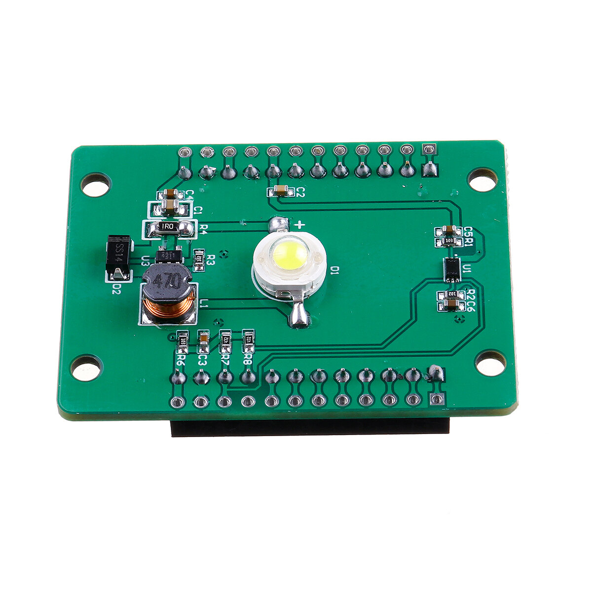 Hongmeng Hi3861 Development Board Expansion Module Light Intensity Sensor Module with 1W LED Light