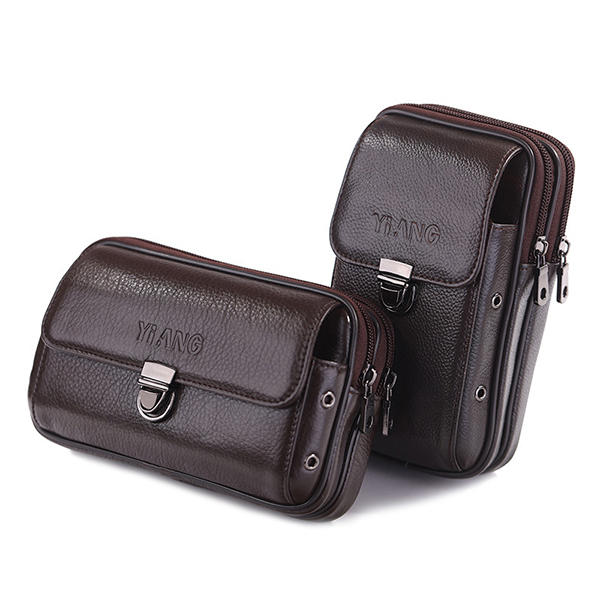 Waist Pack Travel Leather Messenger Bag Cellphone Phone Cases Pouch Holsters