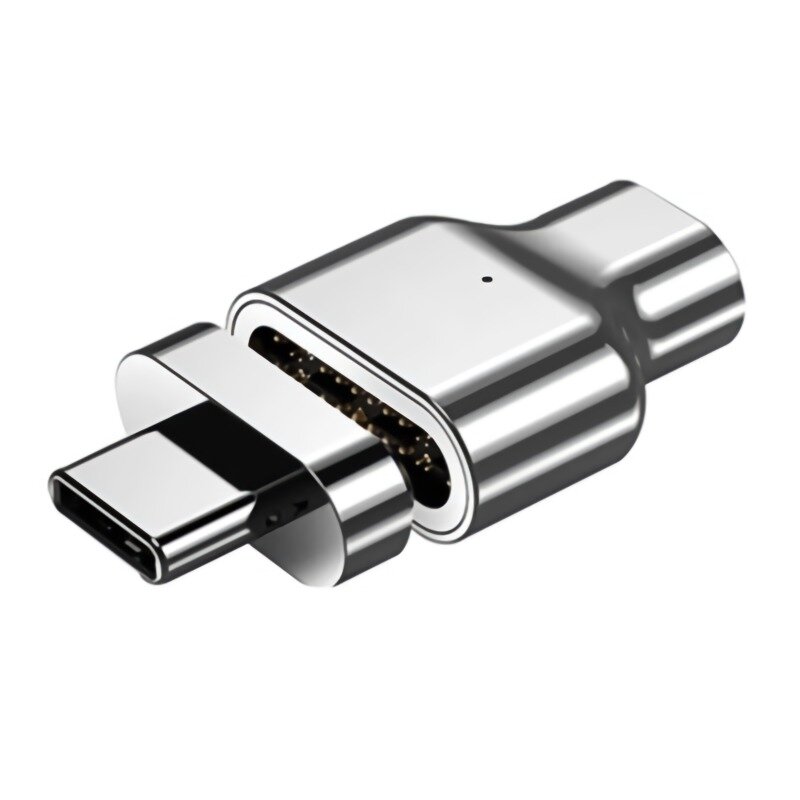 Magnetic USB C Adapter 24 Pin to USB C 3.1 Converter Adapter Support USB PD 100W Quick Charge