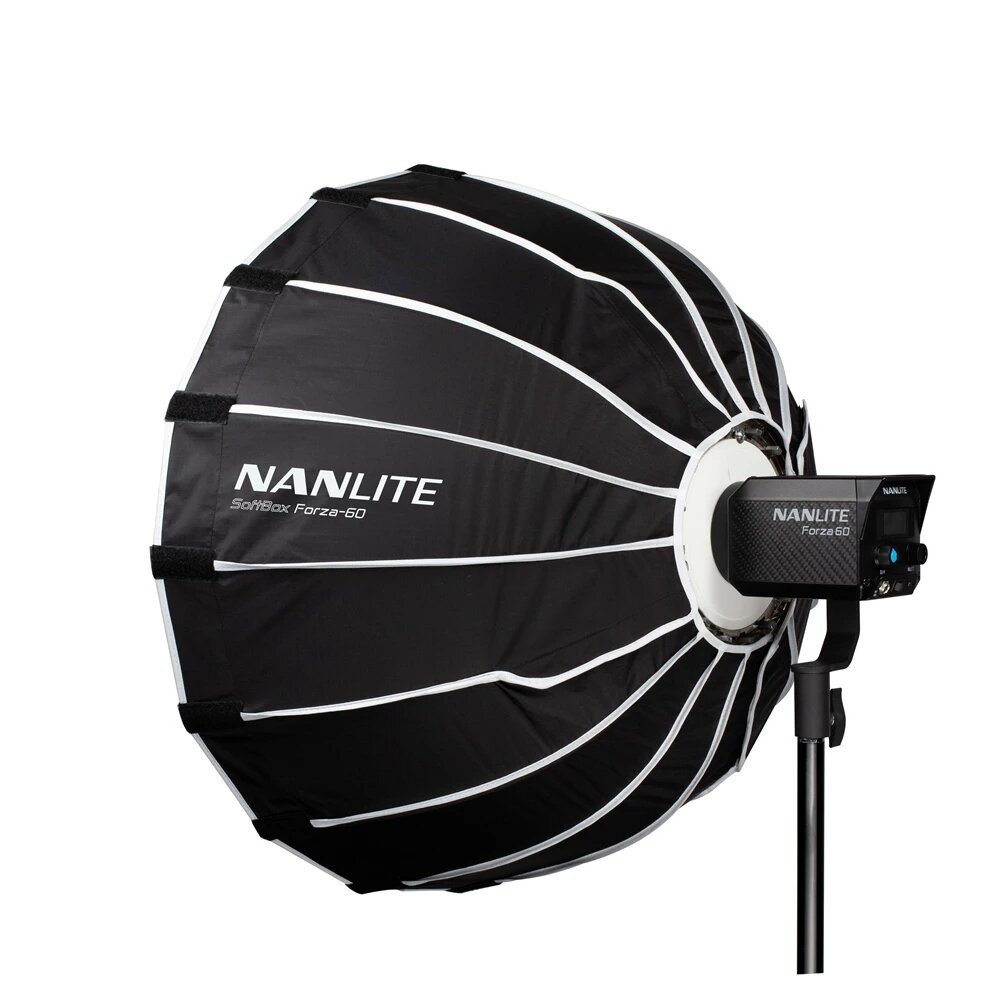 

NANLITE SB-FZ60 60cm Softbox For Nanlite Forza 60w 60B 60 Photography Light Box Bowen Mount Round Umbrella Soft Box