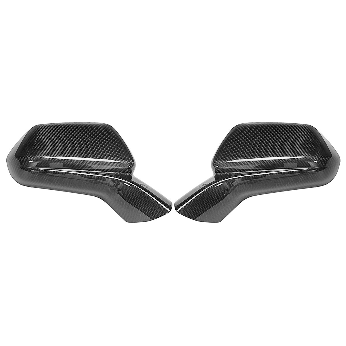 Paar Real Koolstofvezel zijspiegelkappen voor Chevy Camaro SS RS ZL1 2016-2020