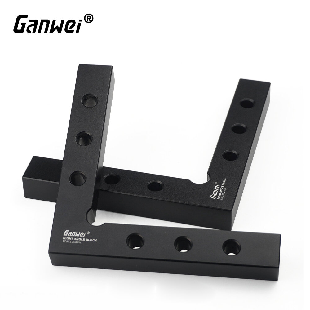90° Aluminum Corner Clamp for Woodworking Strong and Precise Woodworking Fixtures with L-Blocks and Right Angle Rulers G