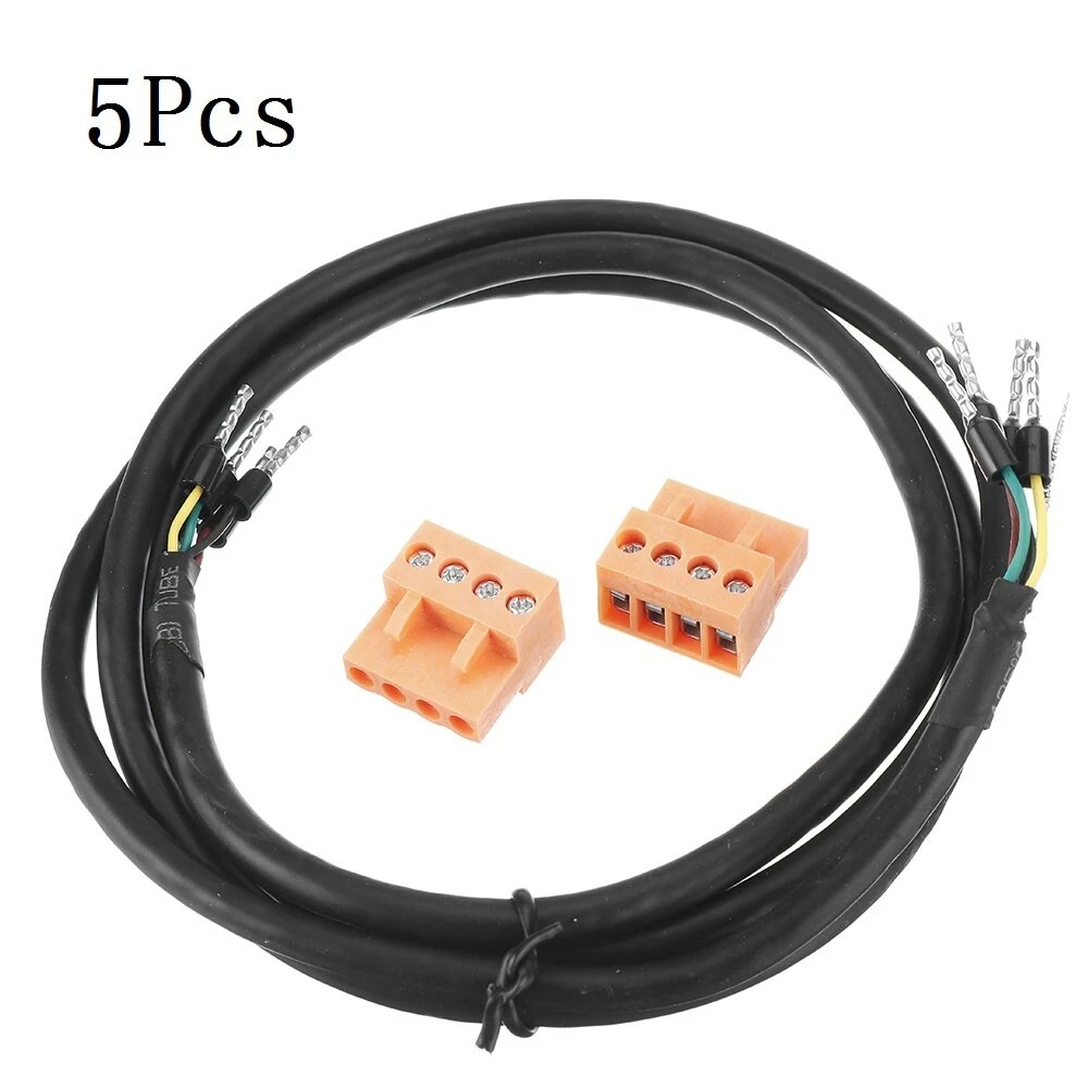 5pcs m5stack 24awg 4-core twisted pair shielded cable rs485 rs232 can data communication line 1m