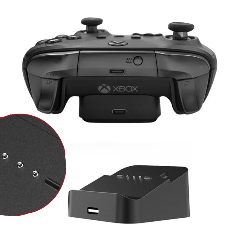 Aolion Draadloos Magnetisch Opladen Dock Stand Station Contact Oplader Voeding Voor Xbox One Elite 2