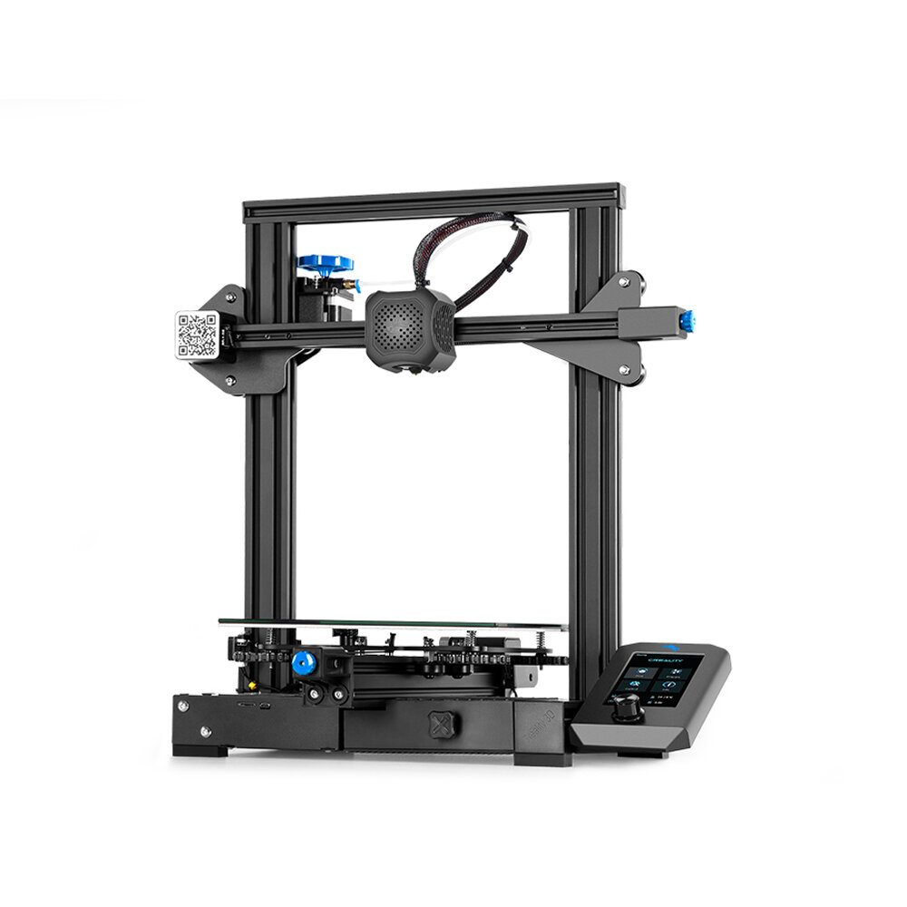 Creality 3D® Ender-3 V2 Impresora 3D Tamaño de Impresión 220x220x250mm/ Placa Base TMC2208 de 32 bits silenciosa / Plata