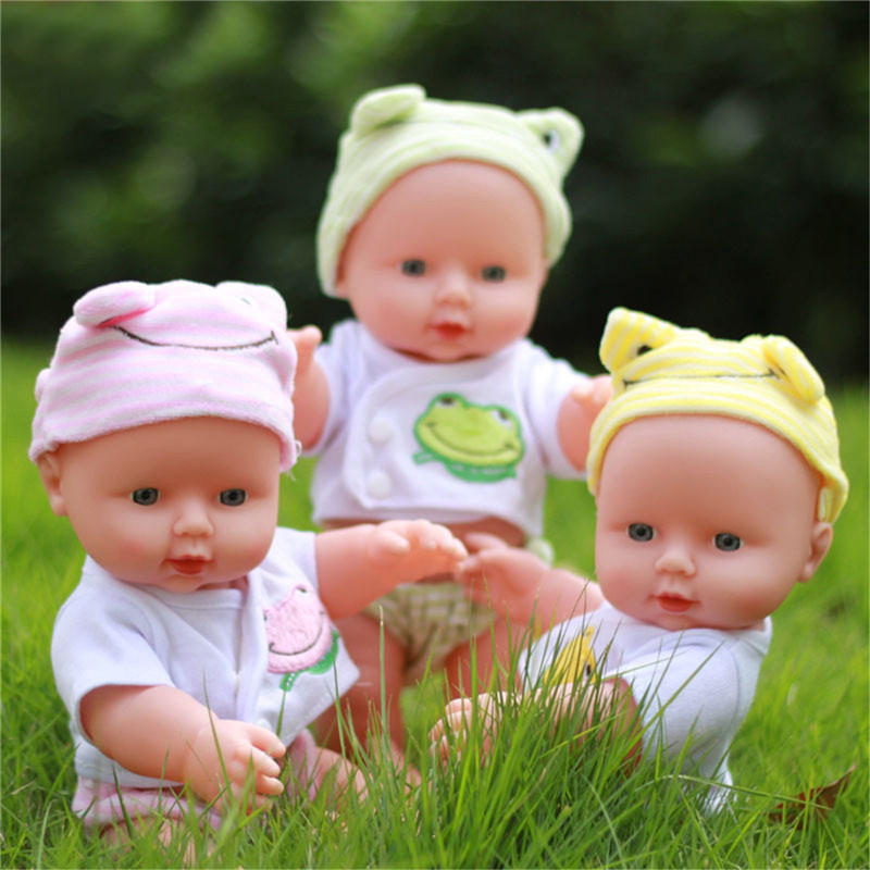 30cm pasgeboren baby doll cadeau speelgoed Soft vinyl siliconen levensechte pasgeboren kinderen peut