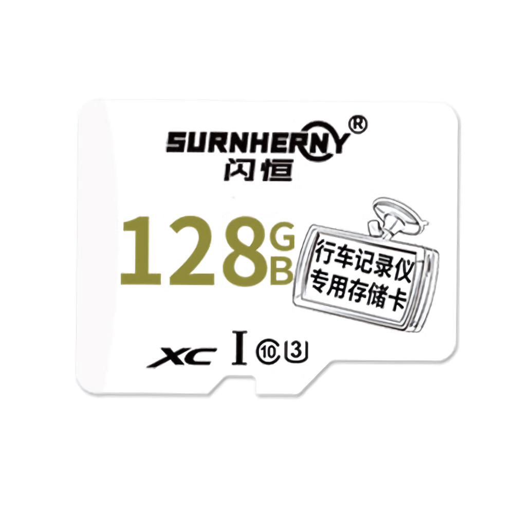 SURNHERNY tf-w 128G Micro SD TF Memory Card CLASS 10 U3 Flash Memory Card Smart Card for Dash Cam Mo