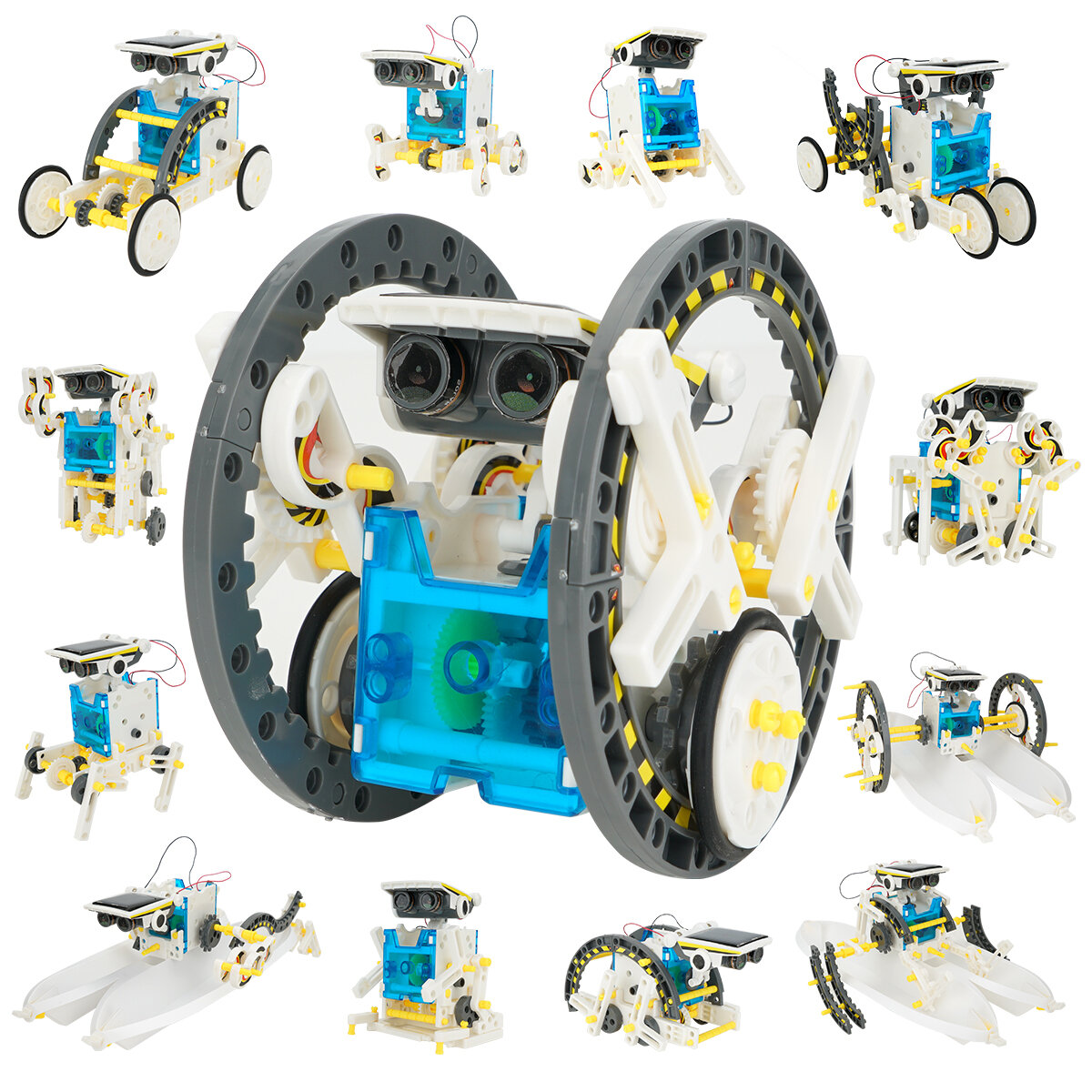 13 in 1 Solar Robot STEM Toys Robot Kit voor Educatief Wetenschap Speelgoed Leren Wetenschapsexperimenten Model Kits: