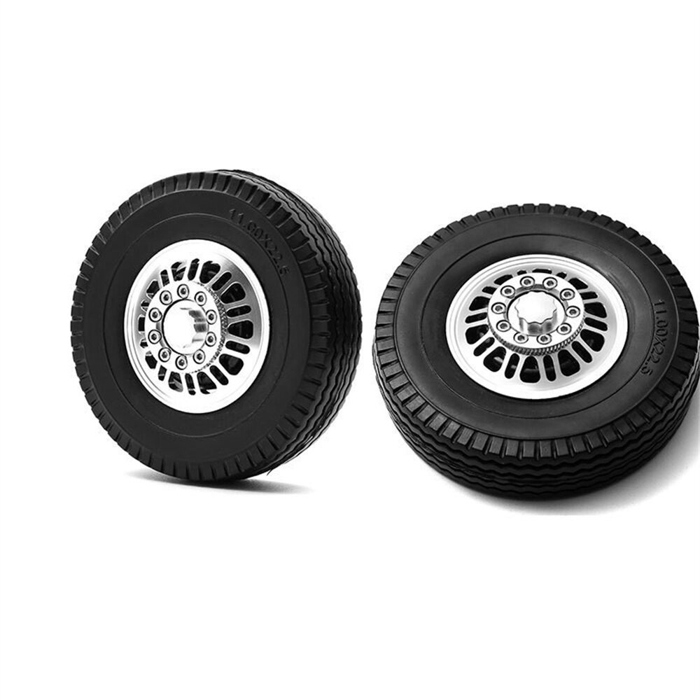 

1/14 CNC имитация шины с металлической ступицей для Tamiya All Terrain Road Tires RC Авто Запчасти