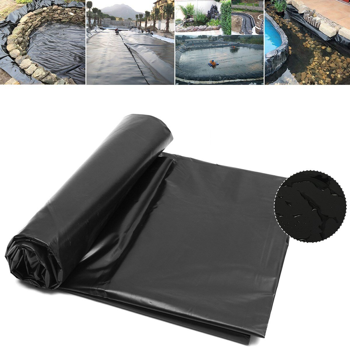 

UV Resistant Pond Liner, Durable and Long-Lasting, Tear Resistant & Heavy Duty Remnants Stream Garden Landscaping