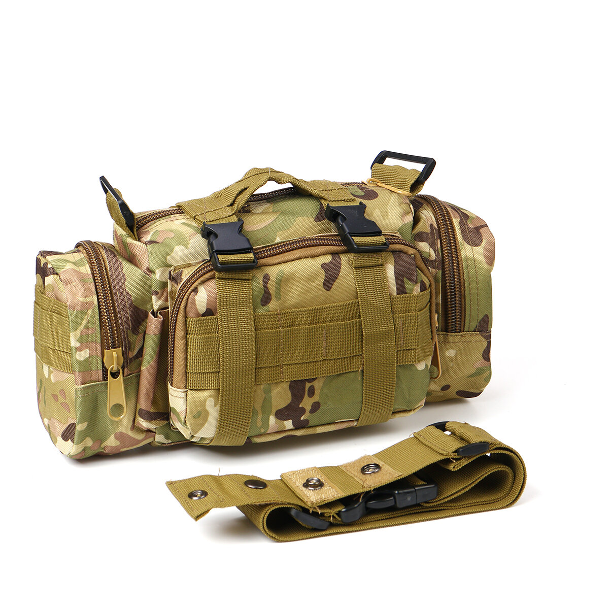 600D Oxford Stoff Taillentasche Wasserdichte taktische Tasche Umhängetasche Handtasche Outdoor Camping Jagd