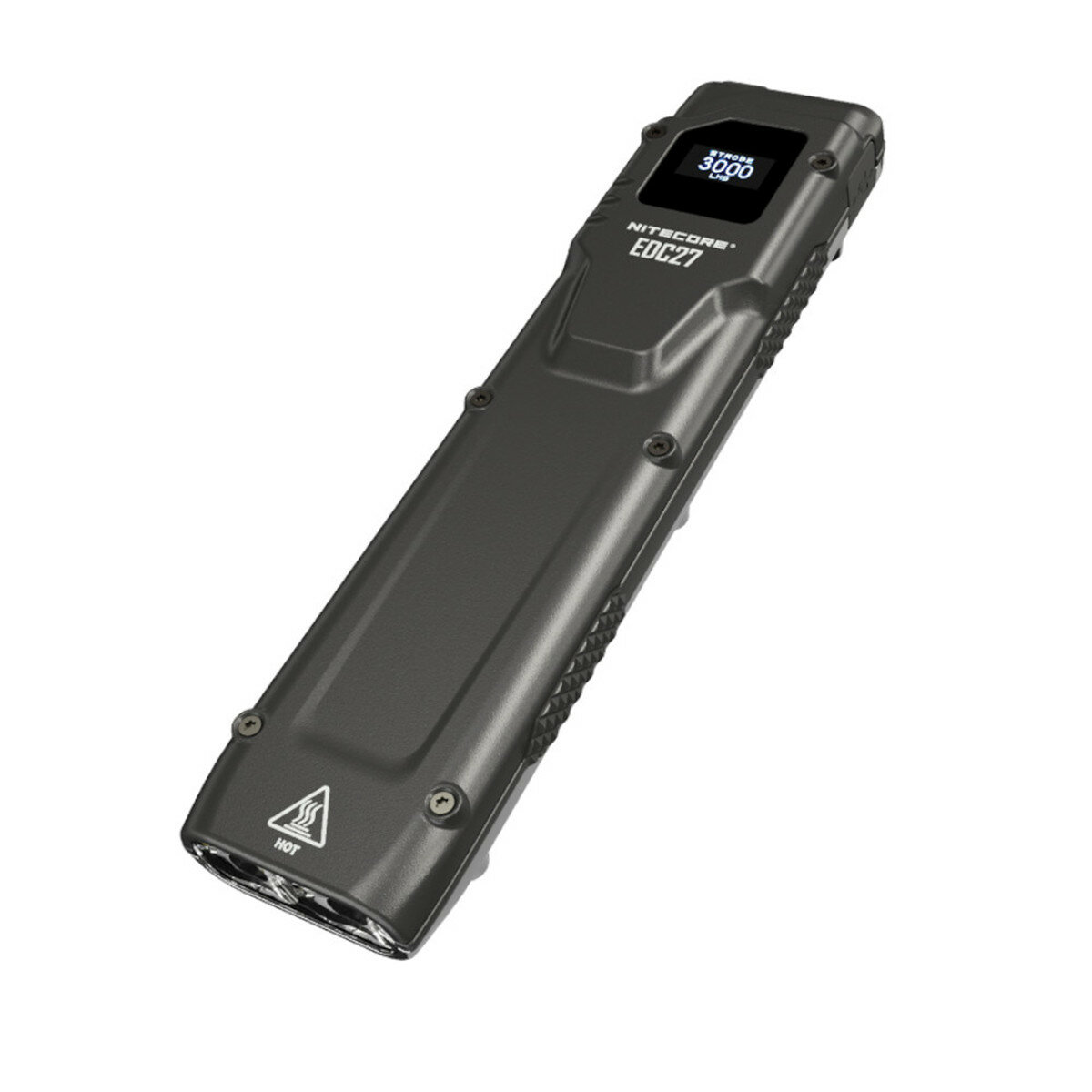 

Nitecore EDC27 3000 люмен 200 м Ultra Тонкий Flat EDC Зарядка через USB Фонарик Мощный LED Фонарик Кемпинг Охота LED Фон