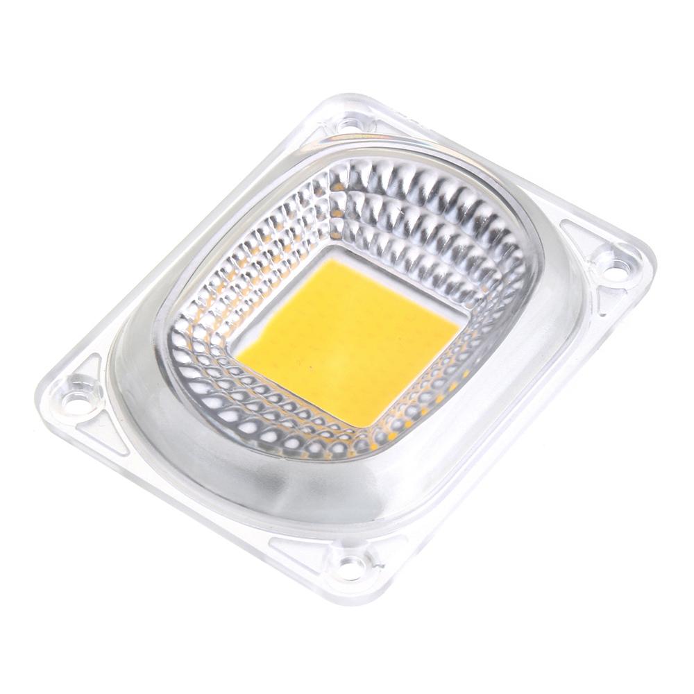 3pcs High Power 50W Warm White LED COB Light Chip with Lens for DIY Flood Spotlight AC220V